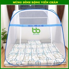 1 CỬA - Mùng tự bung ĐỈNH VUÔNG 1m8 x 2m - Loại 2