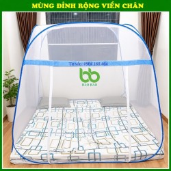 1 CỬA - Mùng tự bung ĐỈNH VUÔNG 1m8 x 2m - Loại 2