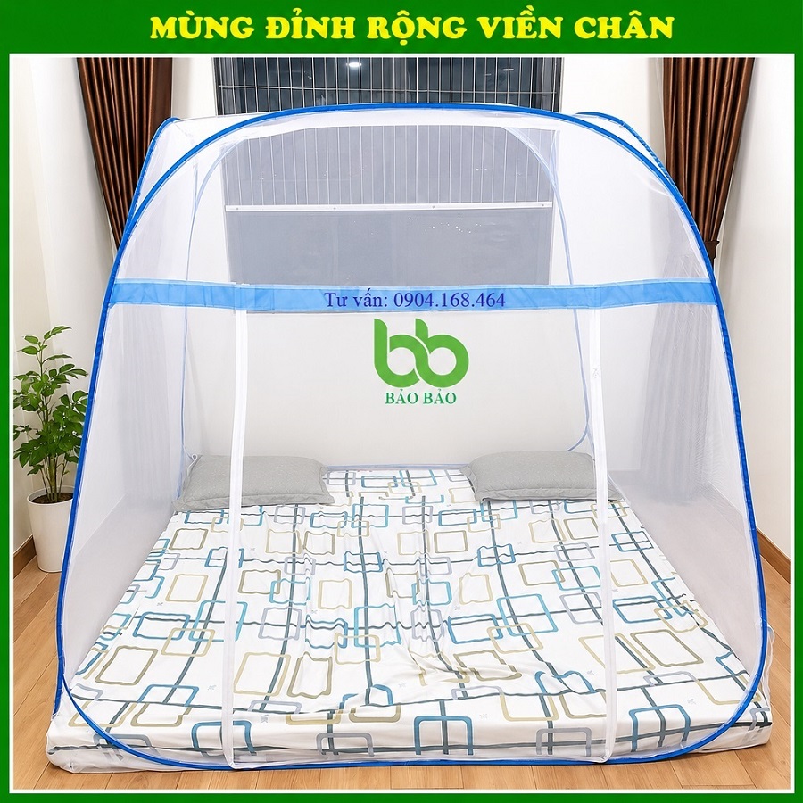 màn đỉnh vuông không viền xanh