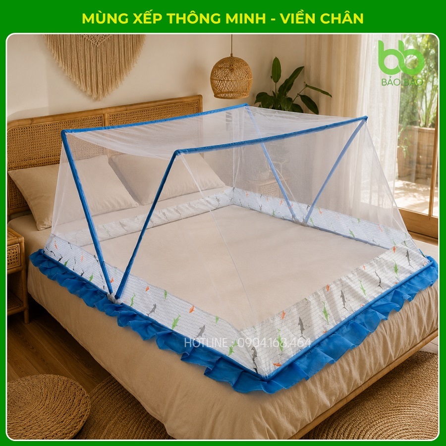 màn gấp thông minh 1m8 x 1m95